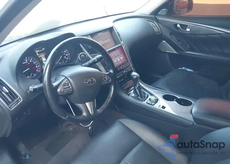 2017 Infiniti Q50 3.0T Premium z USA, uszkodzony, nr VIN JN1EV7AP7HM742687